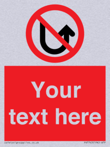 Custom prohibition No u turns